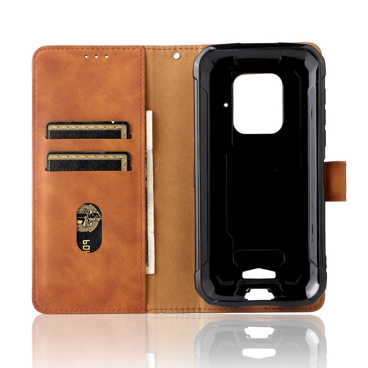 For Doogee S59 / S59 Pro Solid Color Skin Feel Magnetic Buckle Horizontal Flip Calf Texture PU Leather Case with Holder & Card Slots & Wallet(Brown) - More Brand by PMC TechLife | Online Shopping South Africa | PMC TechLife | Buy Now Pay Later Mobicred