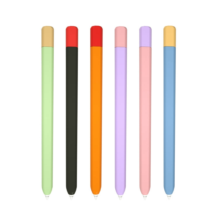 For Xiaomi Inspired Stylus Pen Contrast Color Protective Case(Purple Pink) - Pencil Accessories by PMC TechLife | Online Shopping South Africa | PMC TechLife