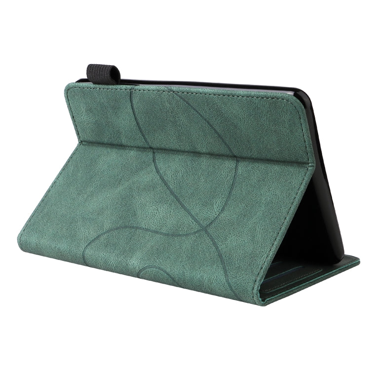 For Amazon Kindle Paperwhite 4 / 3 / 2 / 1 Dual-color Splicing Horizontal Flip PU Leather Case with Holder & Card Slots & Sleep / Wake-up Function(Green) - Amazon by PMC TechLife | Online Shopping South Africa | PMC TechLife | Buy Now Pay Later Mobicred