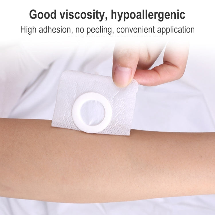 50pcs 043 Non-woven Stickers Wound Anti-seepage Three-volt Medicinal Patch, Size:6x6x2cm (Plum Shape) - free shipping - PMC TechLife - Order now!