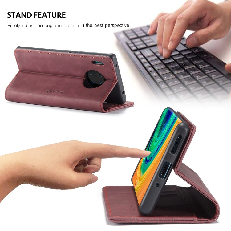 For Huawei Mate 30 Pro 4G / 5G CaseMe-013 Multifunctional Horizontal Flip Leather Case with Card Slot & Holder & Wallet(Wine Red) - Huawei Cases by CaseMe | Online Shopping South Africa | PMC Jewellery | Buy Now Pay Later Mobicred