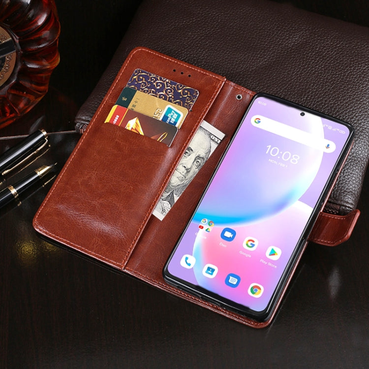 For UMIDIGI A11 Pro Max idewei Crazy Horse Texture Horizontal Flip Leather Case with Holder & Card Slots & Wallet(Brown) - free shipping - PMC Jewellery - Order now!
