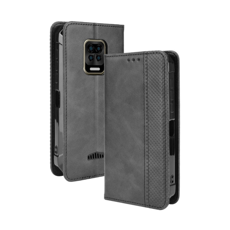 For Doogee S59 / S59 Pro Magnetic Buckle Retro Crazy Horse Texture Horizontal Flip Leather Case with Holder & Card Slots & Photo Frame(Black) - More Brand by PMC TechLife | Online Shopping South Africa | PMC TechLife | Buy Now Pay Later Mobicred