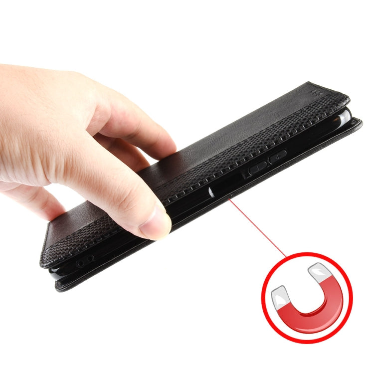 For Doogee S59 / S59 Pro Magnetic Buckle Retro Crazy Horse Texture Horizontal Flip Leather Case with Holder & Card Slots & Photo Frame(Black) - More Brand by PMC TechLife | Online Shopping South Africa | PMC TechLife | Buy Now Pay Later Mobicred