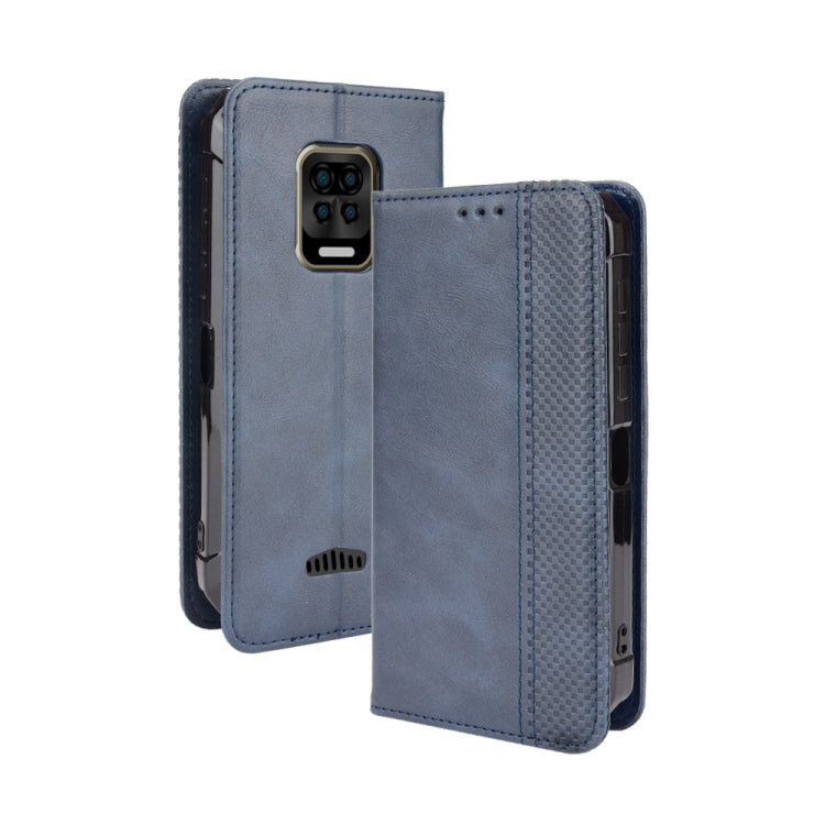 For Doogee S59 / S59 Pro Magnetic Buckle Retro Crazy Horse Texture Horizontal Flip Leather Case with Holder & Card Slots & Photo Frame(Blue) - More Brand by PMC TechLife | Online Shopping South Africa | PMC TechLife | Buy Now Pay Later Mobicred