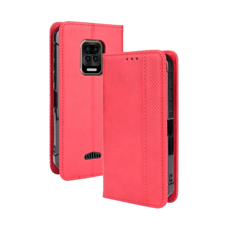 For Doogee S59 / S59 Pro Magnetic Buckle Retro Crazy Horse Texture Horizontal Flip Leather Case with Holder & Card Slots & Photo Frame(Red) - More Brand by PMC TechLife | Online Shopping South Africa | PMC TechLife | Buy Now Pay Later Mobicred