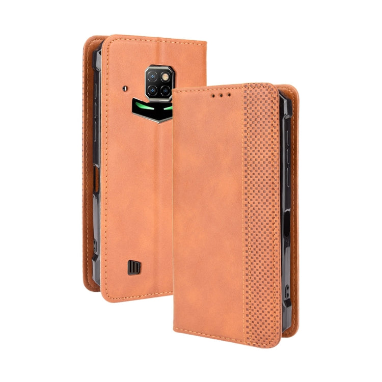 For Doogee S88 Plus / S88 Pro Magnetic Buckle Retro Crazy Horse Texture Horizontal Flip Leather Case with Holder & Card Slots & Photo Frame(Brown) - More Brand by PMC TechLife | Online Shopping South Africa | PMC TechLife | Buy Now Pay Later Mobicred
