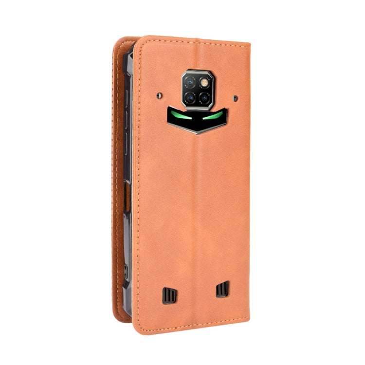 For Doogee S88 Plus / S88 Pro Magnetic Buckle Retro Crazy Horse Texture Horizontal Flip Leather Case with Holder & Card Slots & Photo Frame(Brown) - More Brand by PMC TechLife | Online Shopping South Africa | PMC TechLife | Buy Now Pay Later Mobicred