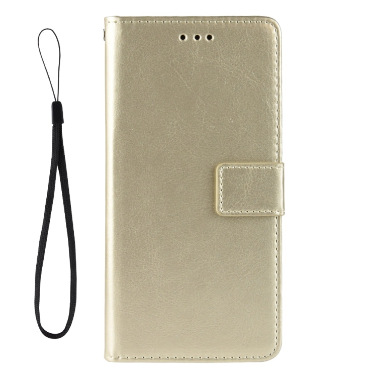 For Doogee S59 / S59 Pro Crazy Horse Texture Horizontal Flip Leather Case with Holder & Card Slots & Lanyard(Gold) - More Brand by PMC TechLife | Online Shopping South Africa | PMC TechLife | Buy Now Pay Later Mobicred