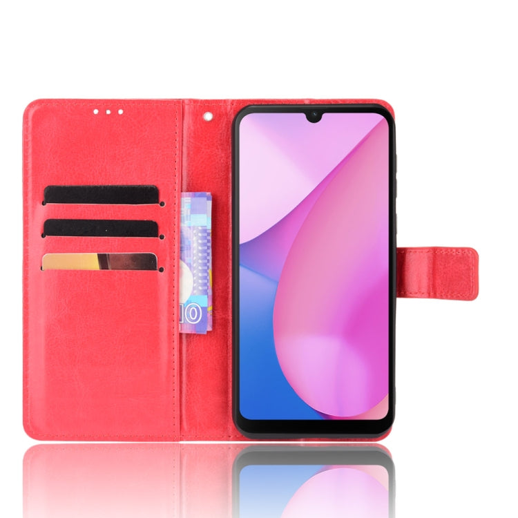 For Blackview Oscal C20 Crazy Horse Texture Horizontal Flip Leather Case with Holder & Card Slots & Lanyard(Red) - free shipping - PMC TechLife - Order now!