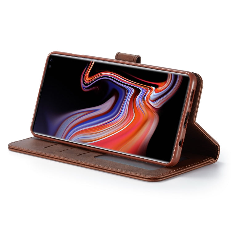 For Galaxy S10 Plus LC.IMEEKE Calf Texture Horizontal Flip Leather Case, with Holder & Card Slots & Wallet(Yellow) - Galaxy Phone Cases by LC.IMEEKE | Online Shopping South Africa | PMC TechLife | Buy Now Pay Later Mobicred