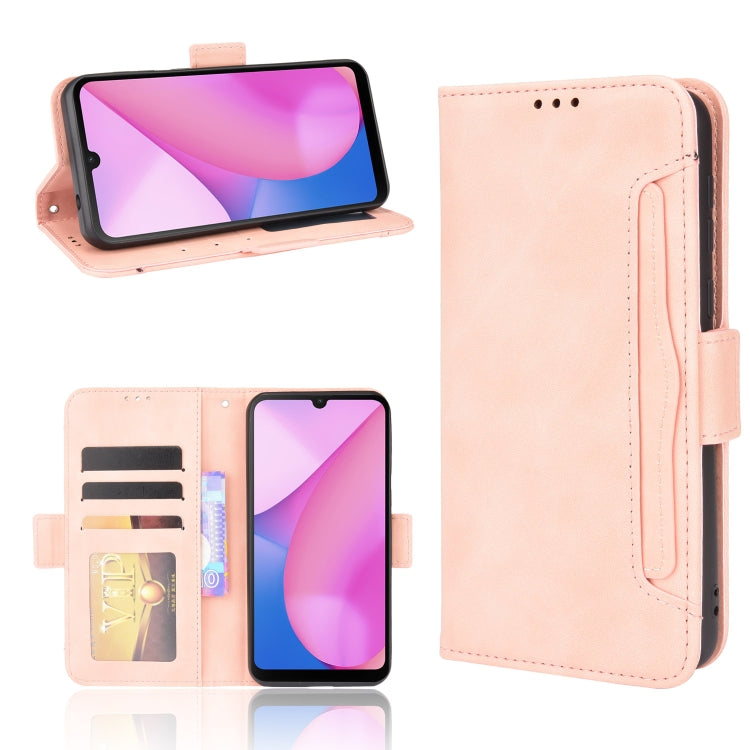 For Blackview Oscal C20 Skin Feel Calf Pattern Horizontal Flip Leather Case with Holder & Card Slots & Photo Frame(Pink) - free shipping - PMC TechLife - Order now!