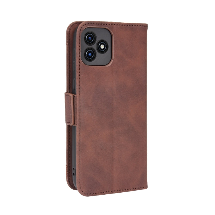 For Blackview Oscal C20 Skin Feel Calf Pattern Horizontal Flip Leather Case with Holder & Card Slots & Photo Frame(Brown) - More Brand by PMC TechLife | Online Shopping South Africa | PMC TechLife