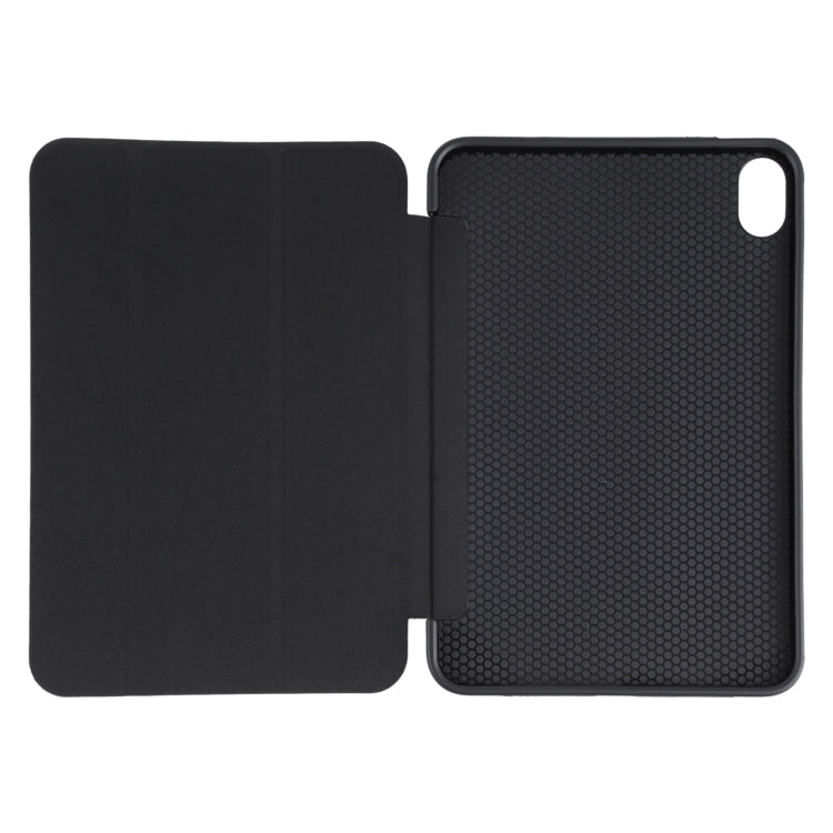 For iPad mini 2024 / mini 6 GEBEI Shockproof Horizontal Flip Tablet Case with Three-folding Holder(Black) - free shipping - PMC TechLife - Order now!