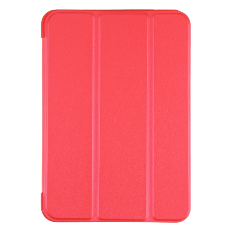 For iPad mini 2024 / mini 6 GEBEI Shockproof Horizontal Flip Tablet Case with Three-folding Holder(Red) - free shipping - PMC TechLife - Order now!