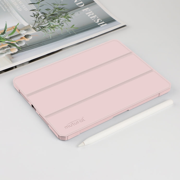 For iPad mini 6 / mini 2024 Mutural Pinyue Series Horizontal Flip Tablet Case with Holder & Pen Slot & Sleep / Wake-up Function(Pink) - free shipping - PMC TechLife - Order now!