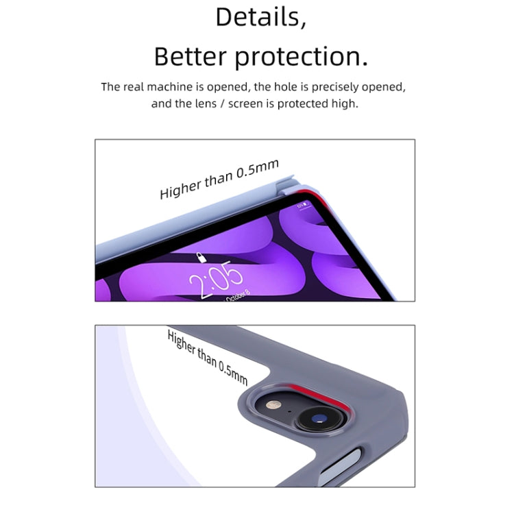 For iPad mini 6 / mini 2024 Mutural Pinyue Series Horizontal Flip Tablet Case with Holder & Pen Slot & Sleep / Wake-up Function(Sky Blue) - free shipping - PMC TechLife - Order now!