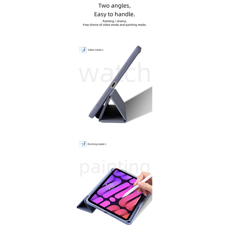 For iPad mini 6 / mini 2024 Mutural Pinyue Series Horizontal Flip Tablet Case with Holder & Pen Slot & Sleep / Wake-up Function(Mint Green) - free shipping - PMC TechLife - Order now!