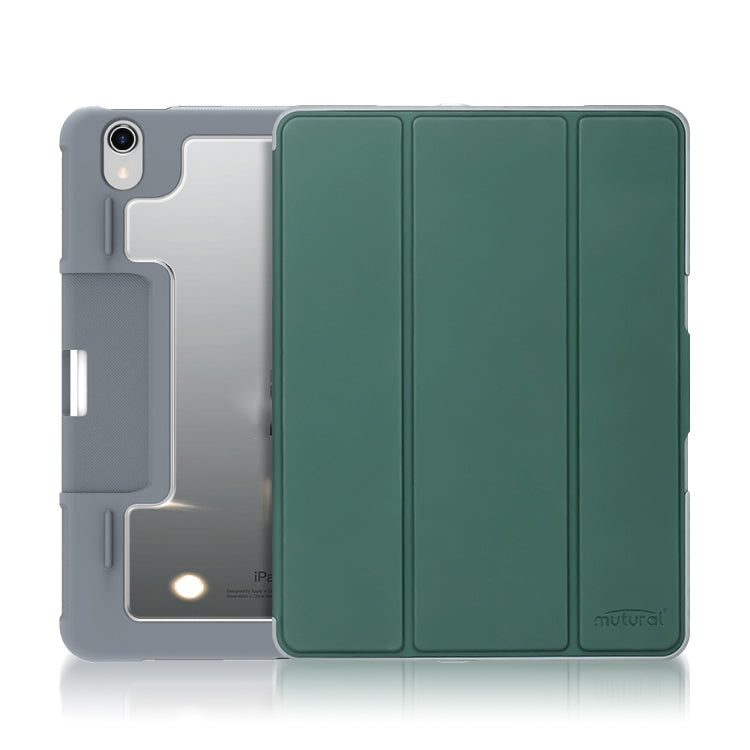For iPad mini 6 / mini 2024 Mutural Horizontal Flip Tablet Case with Holder & Pen Slot(Dark Blue) - free shipping - PMC TechLife - Order now!