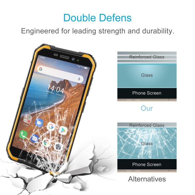 For Ulefone Armor X6 / Armor X6 Pro 50 PCS 0.26mm 9H 2.5D Tempered Glass Film - Ulefone Tempered Glass by PMC Jewellery | Online Shopping South Africa | PMC Jewellery | Buy Now Pay Later Mobicred