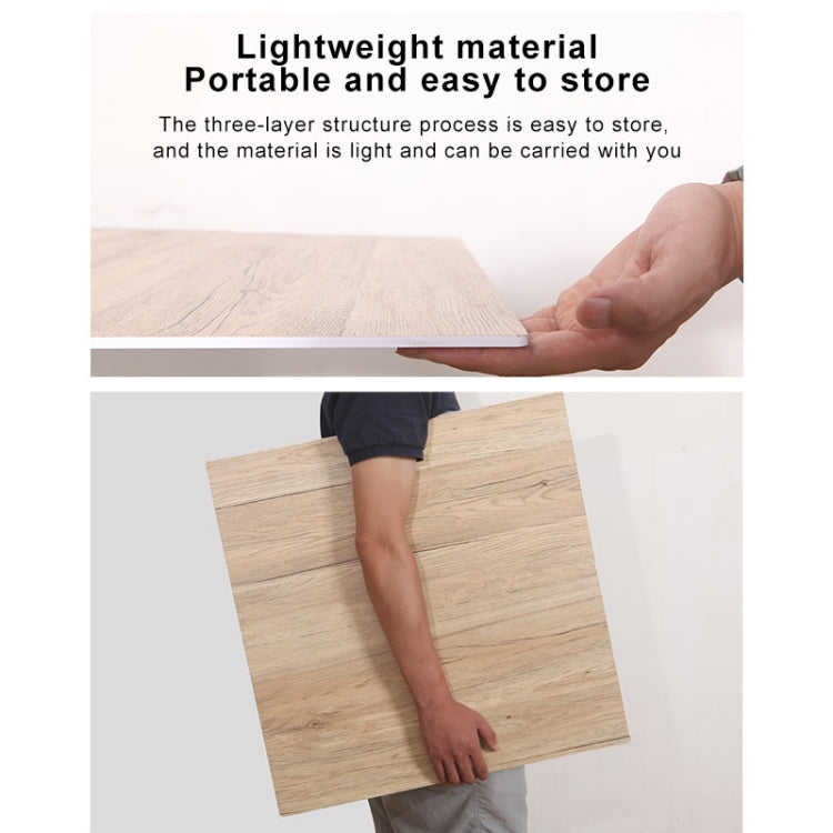 60 x 60cm Single Side Retro PVC Photography Backdrops Board(Light Wood Grain) - Wood Floor by PMC TechLife | Online Shopping South Africa | PMC TechLife | Buy Now Pay Later Mobicred