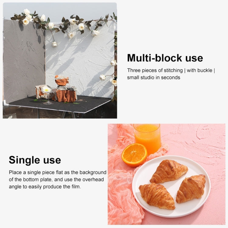 80 x 60cm Retro PVC Cement Texture Board Photography Backdrops Board(Soot Pink) - Brick Wall by PMC TechLife | Online Shopping South Africa | PMC TechLife | Buy Now Pay Later Mobicred