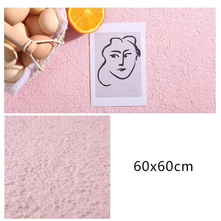 60 x 60cm PVC Backdrop Board Coarse Sand Texture Cement Photography Backdrop Board(Pink) - Brick Wall by PMC TechLife | Online Shopping South Africa | PMC TechLife | Buy Now Pay Later Mobicred