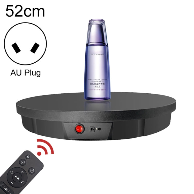 52cm Remote Control Electric Rotating Turntable Display Stand Video Shooting Props Turntable, Plug-in Power, Power Plug:AU Plug(Black) -  by PMC TechLife | Online Shopping South Africa | PMC TechLife | Buy Now Pay Later Mobicred
