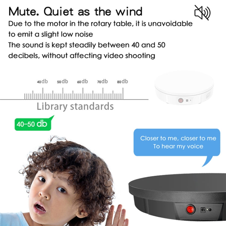 52cm Remote Control Electric Rotating Turntable Display Stand Video Shooting Props Turntable, Plug-in Power, Power Plug:AU Plug(Black) -  by PMC TechLife | Online Shopping South Africa | PMC TechLife | Buy Now Pay Later Mobicred