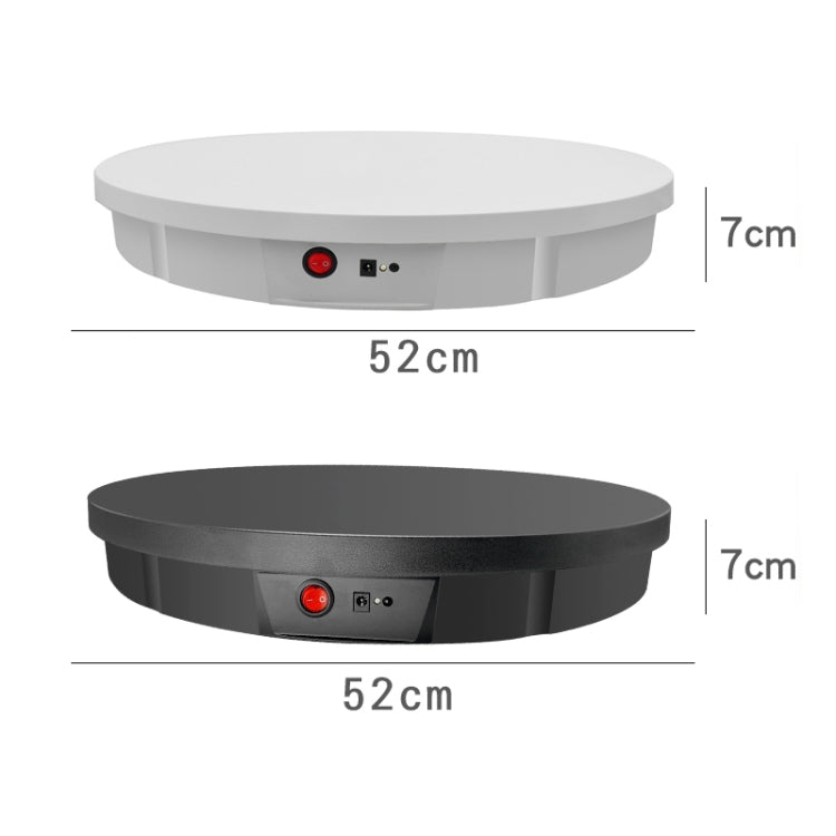 52cm Remote Control Electric Rotating Turntable Display Stand Video Shooting Props Turntable, Plug-in Power, Power Plug:UK Plug(Black) - free shipping - PMC TechLife - Order now!