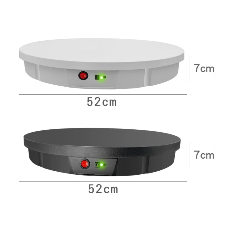 52cm Remote Control Electric Rotating Turntable Display Stand Video Shooting Props Turntable, Charging Power, Power Plug:US Plug(Black) - free shipping - PMC TechLife - Order now!