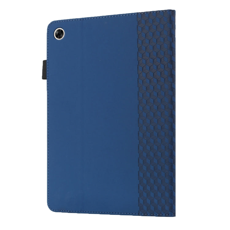 For OPPO Realme Pad Rhombus Skin Feel Horizontal Flip Tablet Leather Case with Card Slots & Holder(Royal Blue) - Realme by PMC TechLife | Online Shopping South Africa | PMC TechLife | Buy Now Pay Later Mobicred