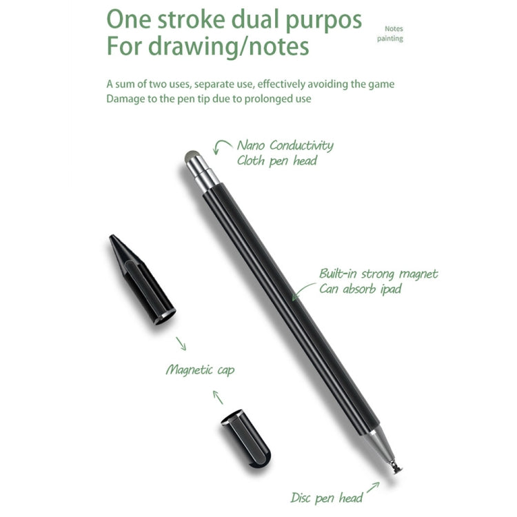 JB06 Universal Magnetic Nano Pen Tip + Disc Pen Tip Stylus Pen for Mobile Phones and Tablets(Black) - Stylus Pen by PMC TechLife | Online Shopping South Africa | PMC TechLife | Buy Now Pay Later Mobicred