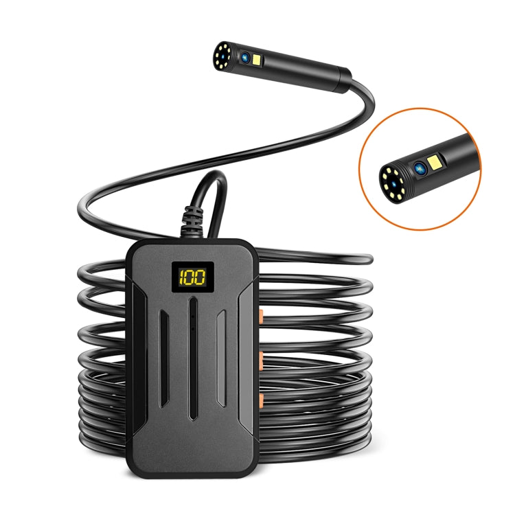 F300 5.5mm IP68 Waterproof HD Dual Cameras Digital Endoscope, Length:10m Hard Cable(Black) -  by PMC TechLife | Online Shopping South Africa | PMC TechLife | Buy Now Pay Later Mobicred