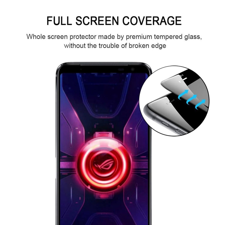 For Asus ROG Phone 3 ZS661KL Full Glue Full Cover Screen Protector Tempered Glass Film - ASUS Tempered Glass by PMC TechLife | Online Shopping South Africa | PMC TechLife | Buy Now Pay Later Mobicred