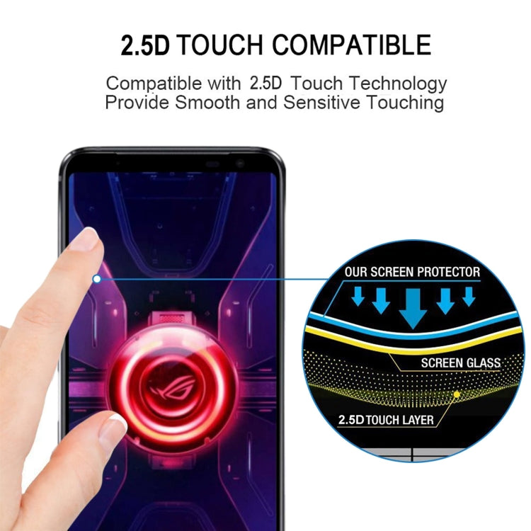 For Asus ROG Phone 3 ZS661KL Full Glue Full Cover Screen Protector Tempered Glass Film - ASUS Tempered Glass by PMC TechLife | Online Shopping South Africa | PMC TechLife | Buy Now Pay Later Mobicred