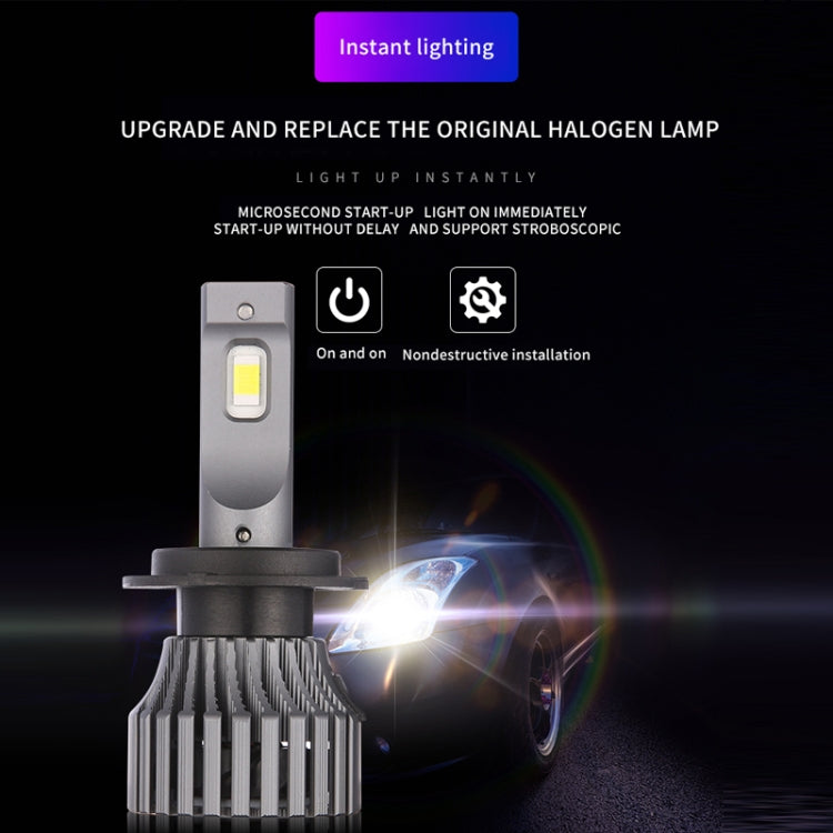 1 Pair G8 Plus H7 DC9-16V / 30W / 8000LM / 6000K IP67 Car LED 3570 Lamp Beads Headlight(White Light) - LED Headlamps by PMC TechLife | Online Shopping South Africa | PMC TechLife | Buy Now Pay Later Mobicred