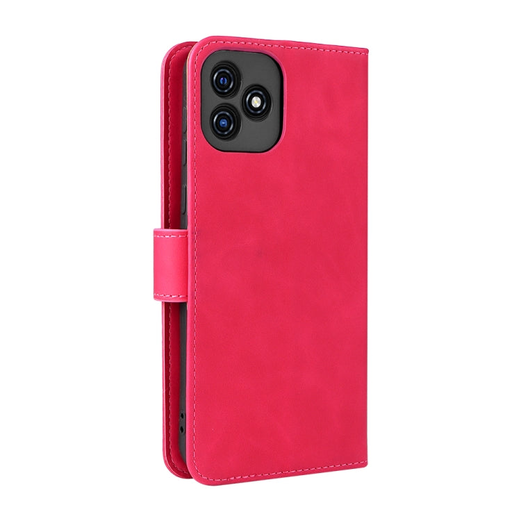 For Blackview Oscal C20 Solid Color Skin Feel Magnetic Buckle Horizontal Flip PU Phone Case(Rose Gold) - More Brand by PMC TechLife | Online Shopping South Africa | PMC TechLife | Buy Now Pay Later Mobicred