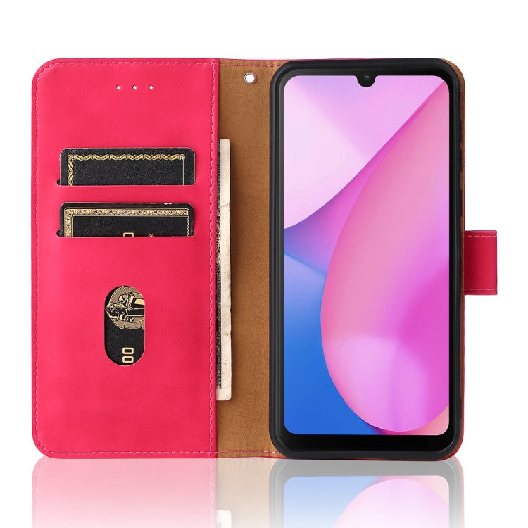 For Blackview Oscal C20 Solid Color Skin Feel Magnetic Buckle Horizontal Flip PU Phone Case(Rose Gold) - More Brand by PMC TechLife | Online Shopping South Africa | PMC TechLife | Buy Now Pay Later Mobicred