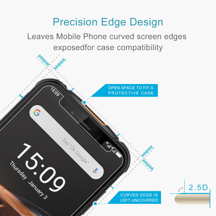 50 PCS 0.26mm 9H 2.5D Tempered Glass Film For Ulefone Armor 5 / 5S - Ulefone Tempered Glass by PMC Jewellery | Online Shopping South Africa | PMC Jewellery | Buy Now Pay Later Mobicred