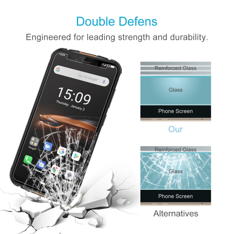 50 PCS 0.26mm 9H 2.5D Tempered Glass Film For Ulefone Armor 5 / 5S - Ulefone Tempered Glass by PMC Jewellery | Online Shopping South Africa | PMC Jewellery | Buy Now Pay Later Mobicred