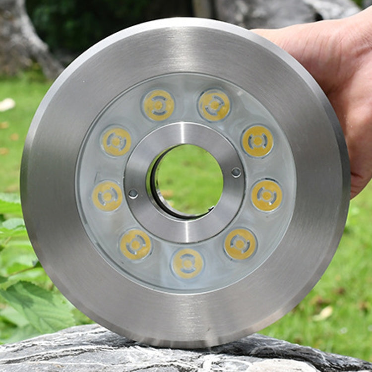 12W Landscape Colorful Color Changing Ring LED Stainless Steel Underwater Fountain Light(Colorful) - Underwater Lights by PMC TechLife | Online Shopping South Africa | PMC TechLife | Buy Now Pay Later Mobicred