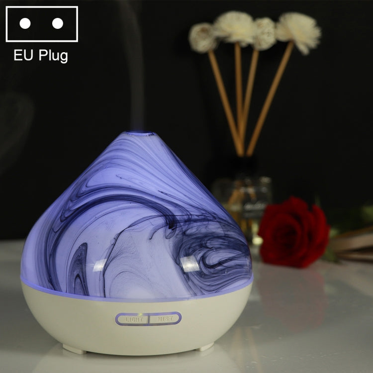 400ml Volcano Shape Humidifier Glass Aromatherapy Machine Automatic Alcohol Sprayer, Plug Specification:EU Plug(White) - free shipping - PMC TechLife - Order now!