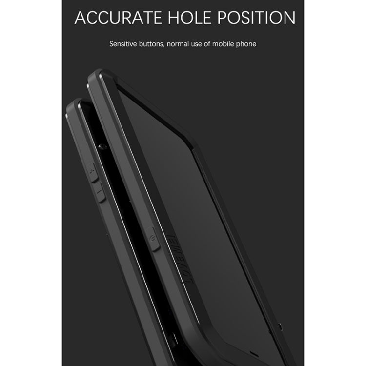 For iPhone 13 mini LOVE MEI Metal Shockproof Life Waterproof Dustproof Protective Phone Case (White) - iPhone 13 mini Cases by LOVE MEI | Online Shopping South Africa | PMC TechLife | Buy Now Pay Later Mobicred