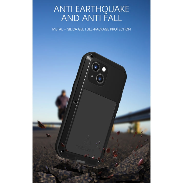 For iPhone 13 mini LOVE MEI Metal Shockproof Life Waterproof Dustproof Protective Phone Case (Army Green) - free shipping - PMC TechLife - Order now!