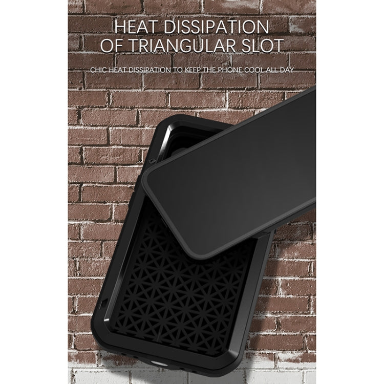 For iPhone 13 LOVE MEI Metal Shockproof Life Waterproof Dustproof Protective Phone Case(Army Green) - free shipping - PMC TechLife - Order now!