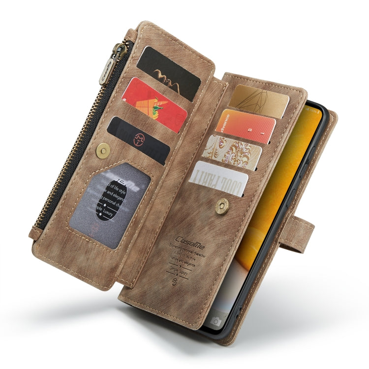 For Samsung Galaxy A72 CaseMe-C30 Multifunctional Horizontal Flip PU + TPU Phone Case(Brown) - free shipping - PMC Jewellery - Order now!