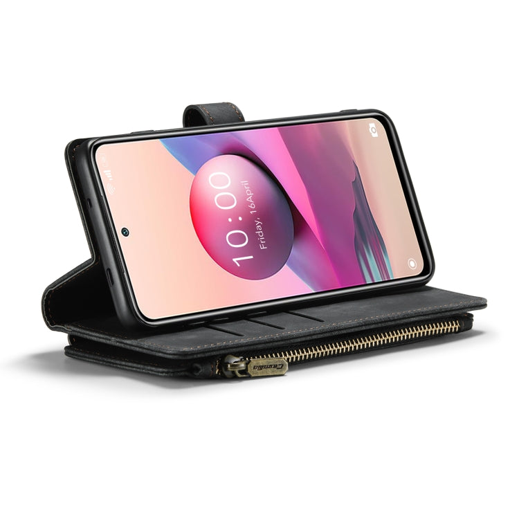 For Xiaomi Redmi Note 10 4G / Redmi Note 10S CaseMe-C30 Multifunctional Horizontal Flip PU + TPU Phone Case(Black) - free shipping - PMC Jewellery - Order now!