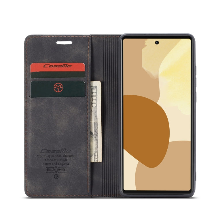 For Google Pixel 6 CaseMe 013 Multifunctional Horizontal Flip Leather Phone Case with Card Slot & Holder & Wallet(Black) - free shipping - PMC TechLife - Order now!