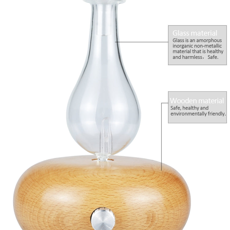 Wood Essential Oil Diffuser Aromatherapy Machine Automatic Alcohol Sprayer, Plug Specification:UK Plug(Light Brown) - free shipping - PMC TechLife - Order now!
